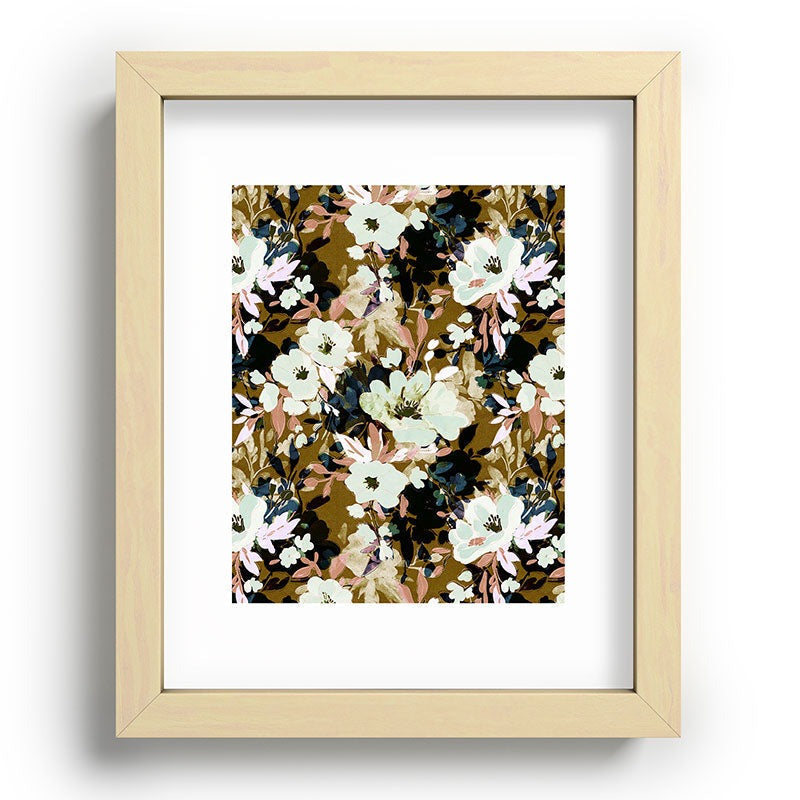 Marta Barragan Camarasa Romantic Floral Fusion Recessed Framing Rectangle