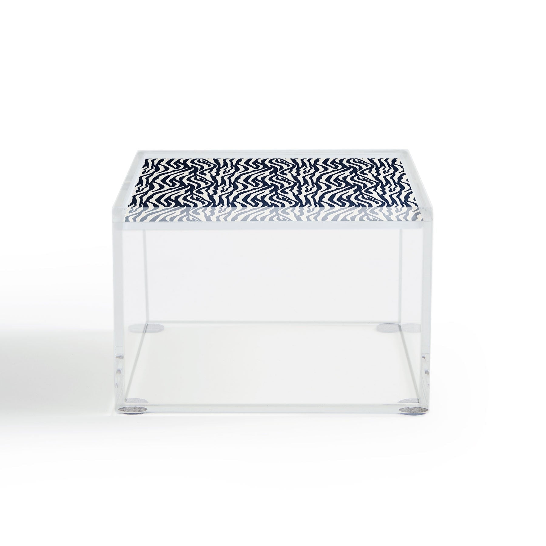 Avenie BR Navy Tiger Stripes Acrylic Box