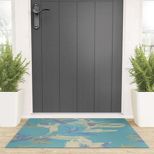 Gabriela Fuente Emma Floral Welcome Mat