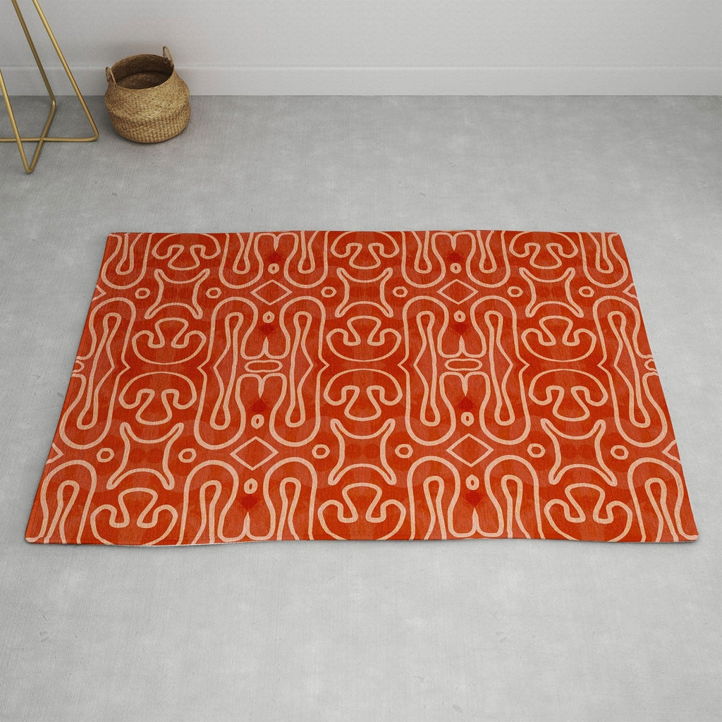 Mirimo Venexiana Burnt Orange Area Rug
