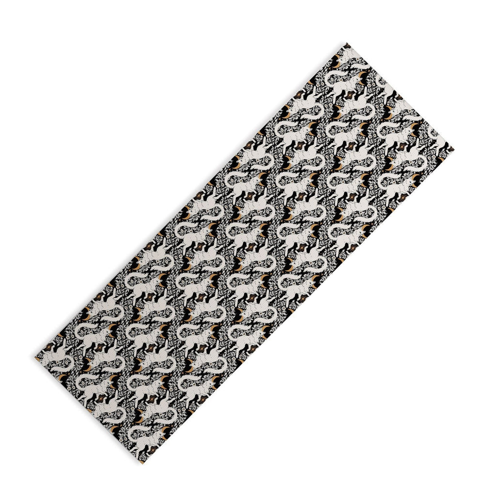 Avenie Celestial Cats Gold Yoga Mat