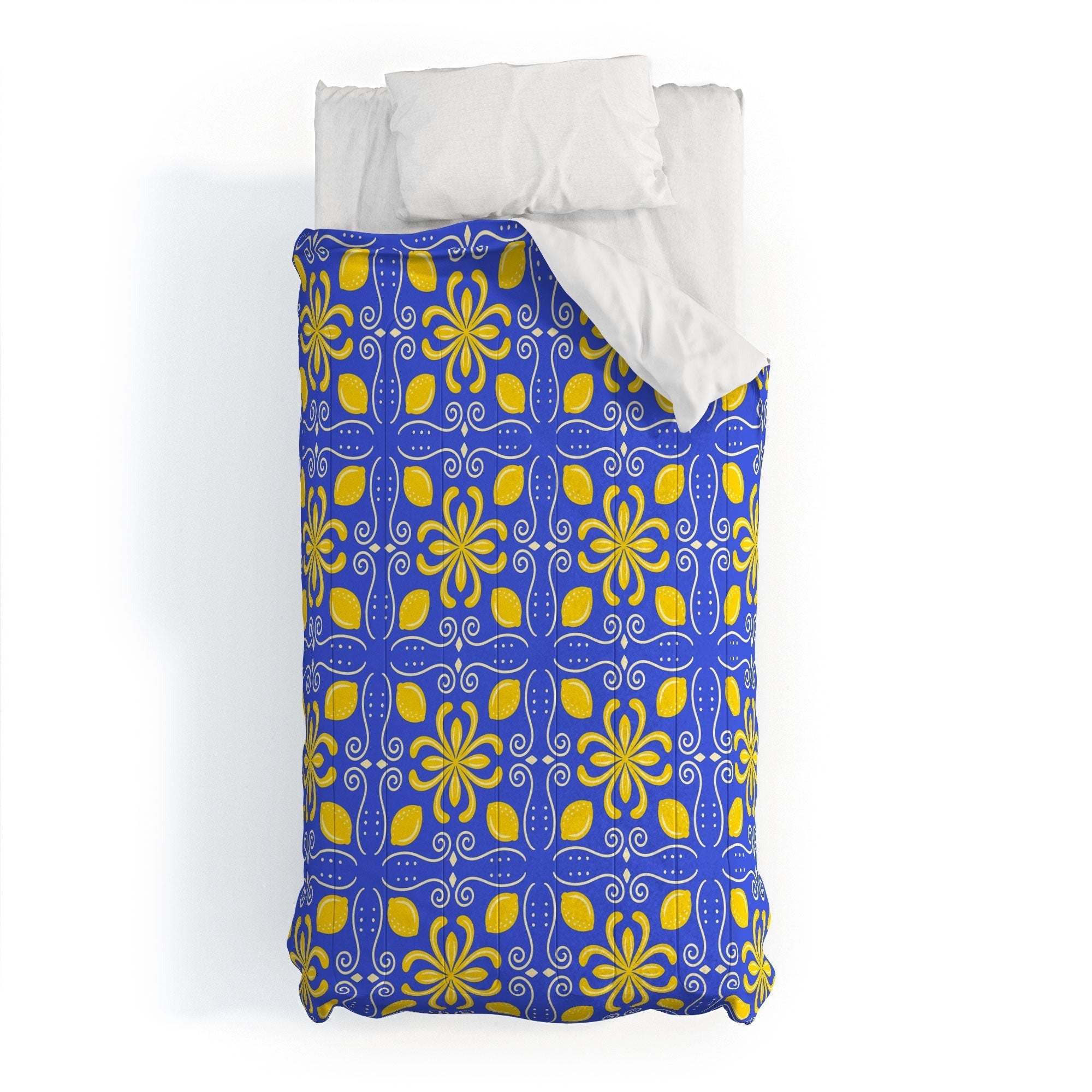 Design by Spark Dolce Vita Lemon Tile Comforter