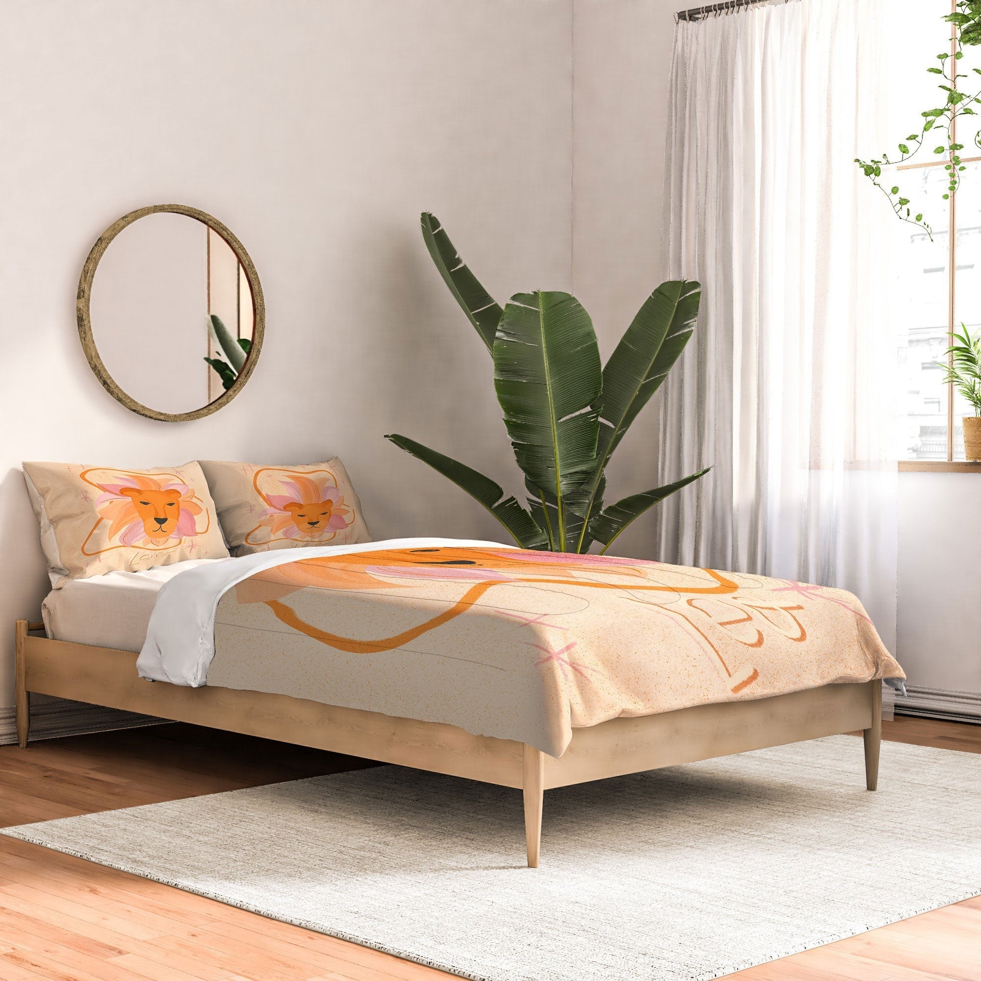 Little Om Zodiac Signs Leo Comforter