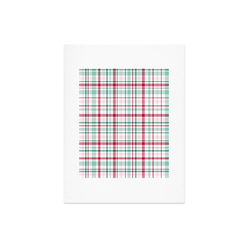 Lisa Argyropoulos Merry Vintage Plaid Art Print
