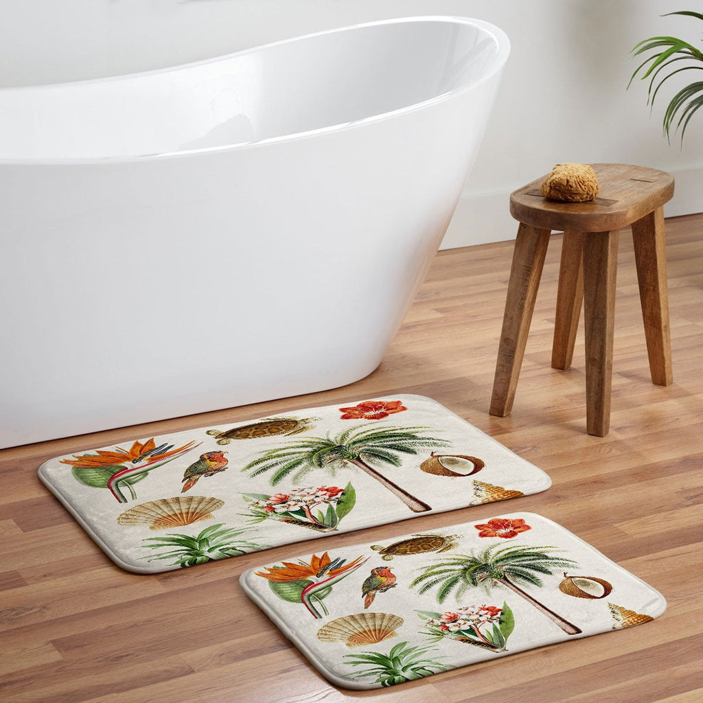 Gal Design Hawaii Collection Memory Foam Bath Mat