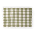Menina Lisboa Rustic Green Plaid Welcome Mat
