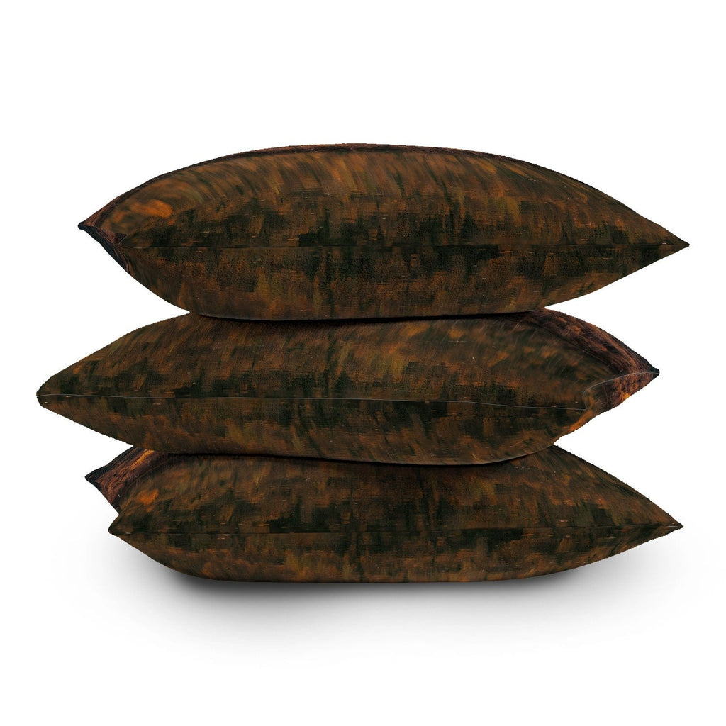 Hannah Kemp Fall Lake Outdoor Throw Pillow