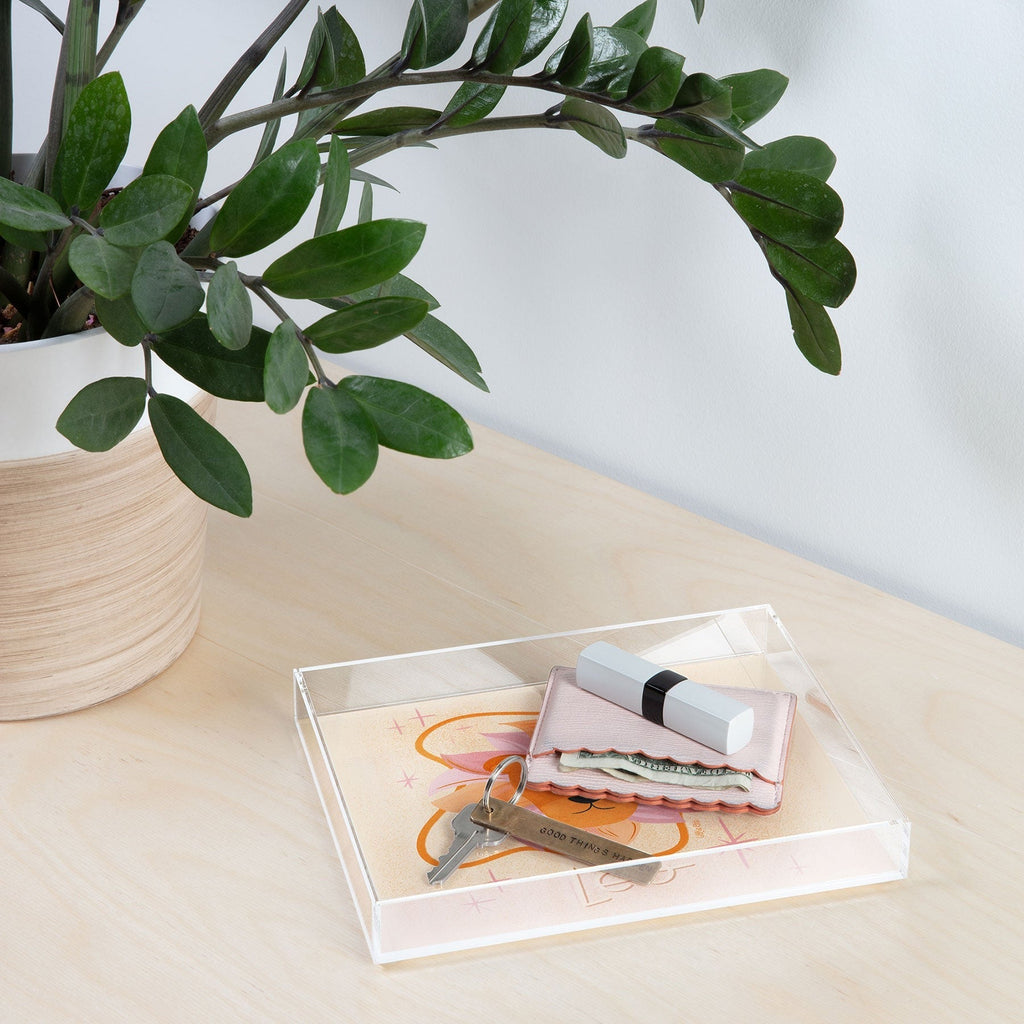 Little Om Zodiac Signs Leo Acrylic Tray