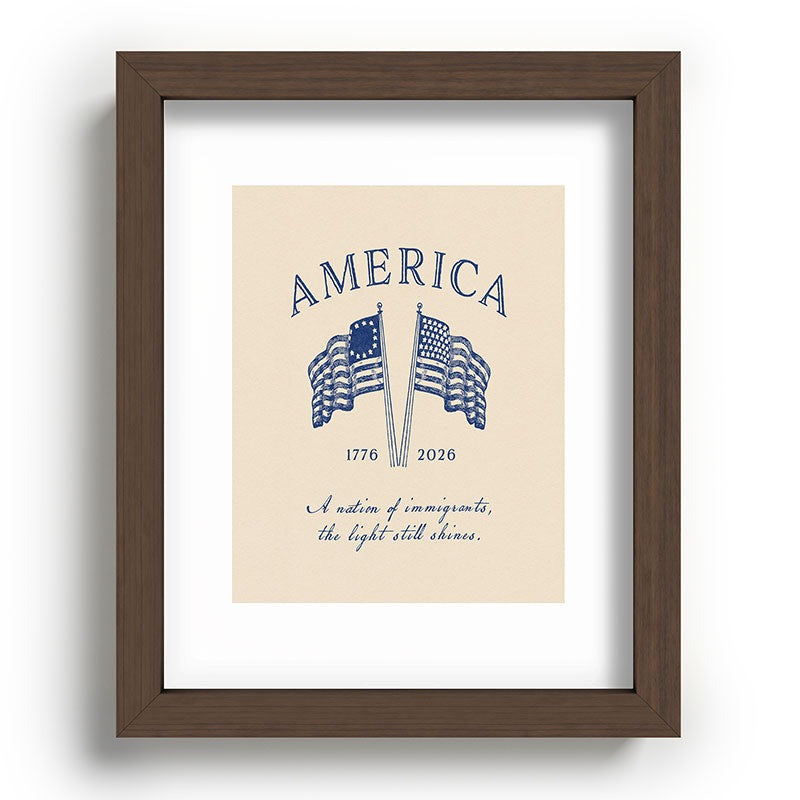 DENY Designs America250 Recessed Framing Rectangle