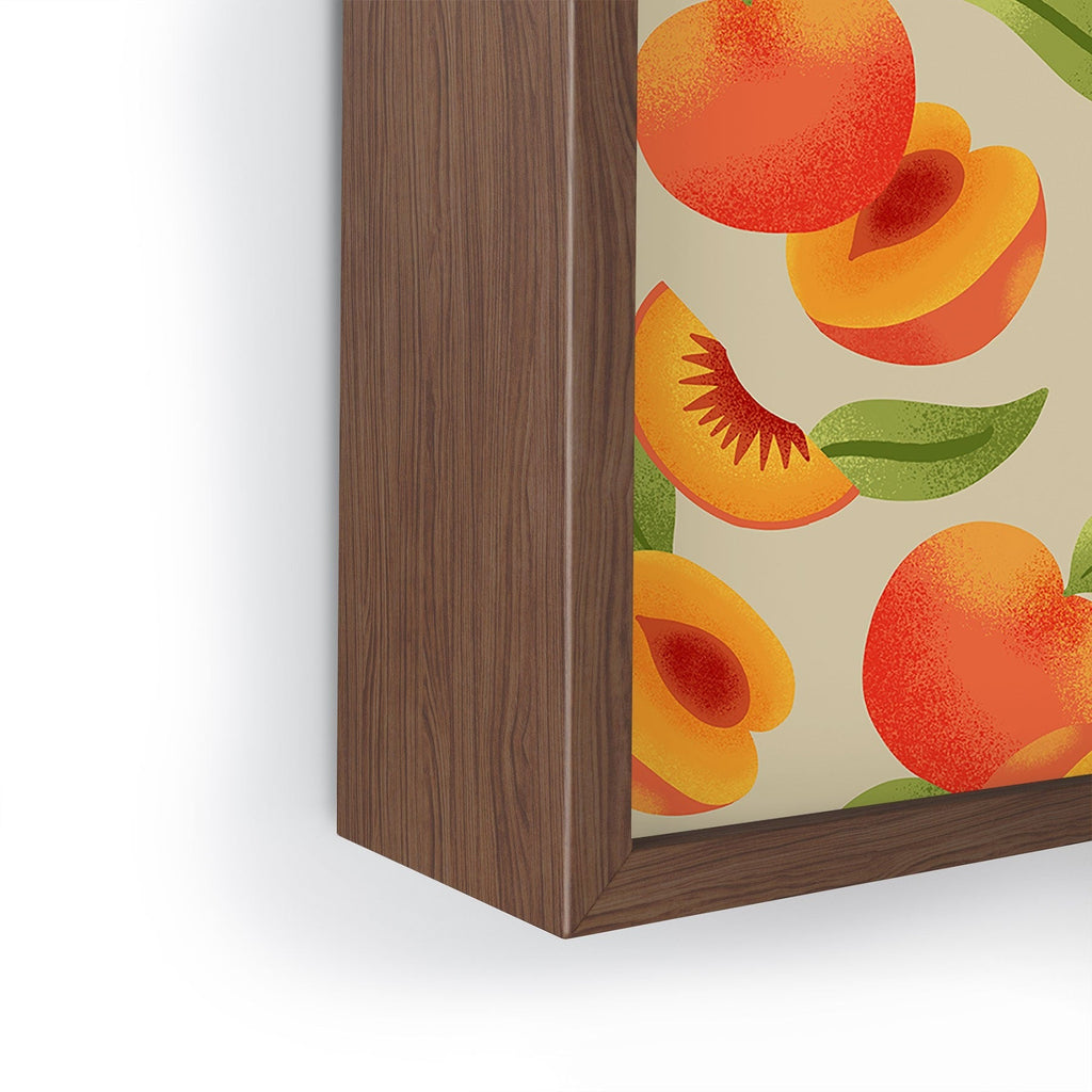 Jessica Molina Peach Pattern Framed Mini Art Print