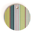 Marta Barragan Camarasa Colorful Stripe Delight Cutting Board Round