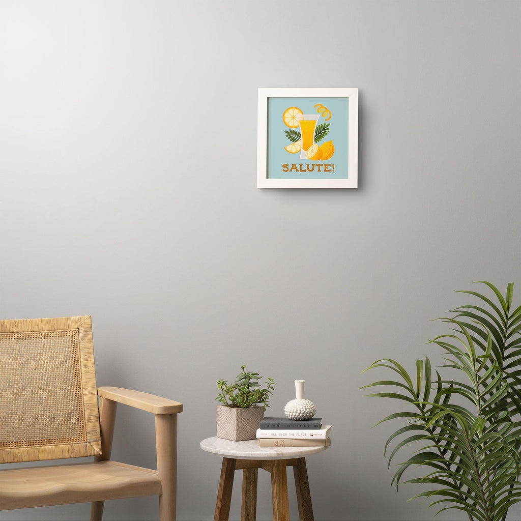 Jessica Molina Limoncello Cocktail Framed Wall Art