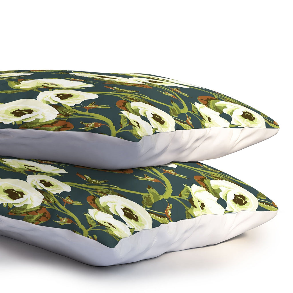 ThirtyOne Illustrations Circa in Olive Pillow Shams