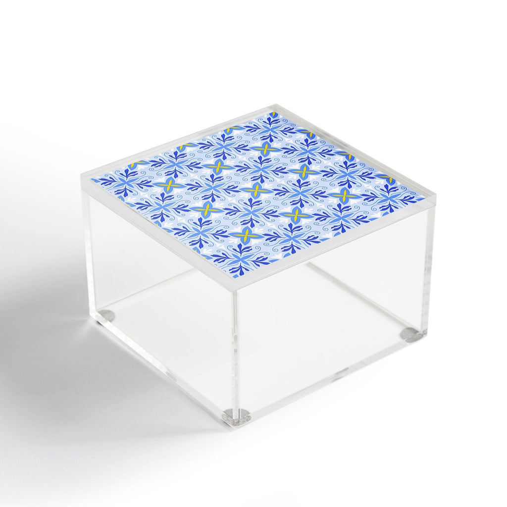 Design by Spark Dolce Vita Flourish Tile Acrylic Box