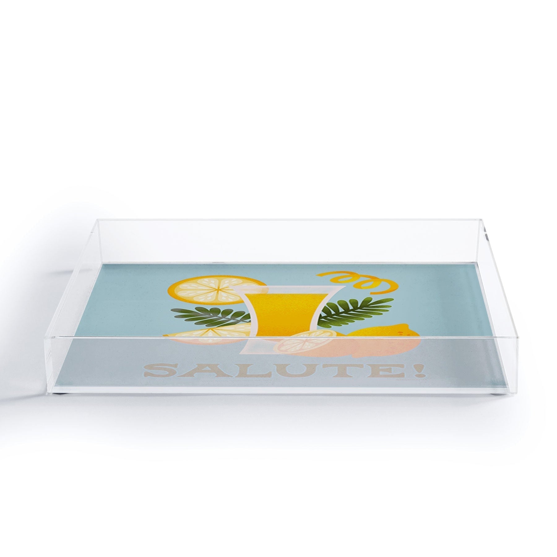 Jessica Molina Limoncello Cocktail Acrylic Tray