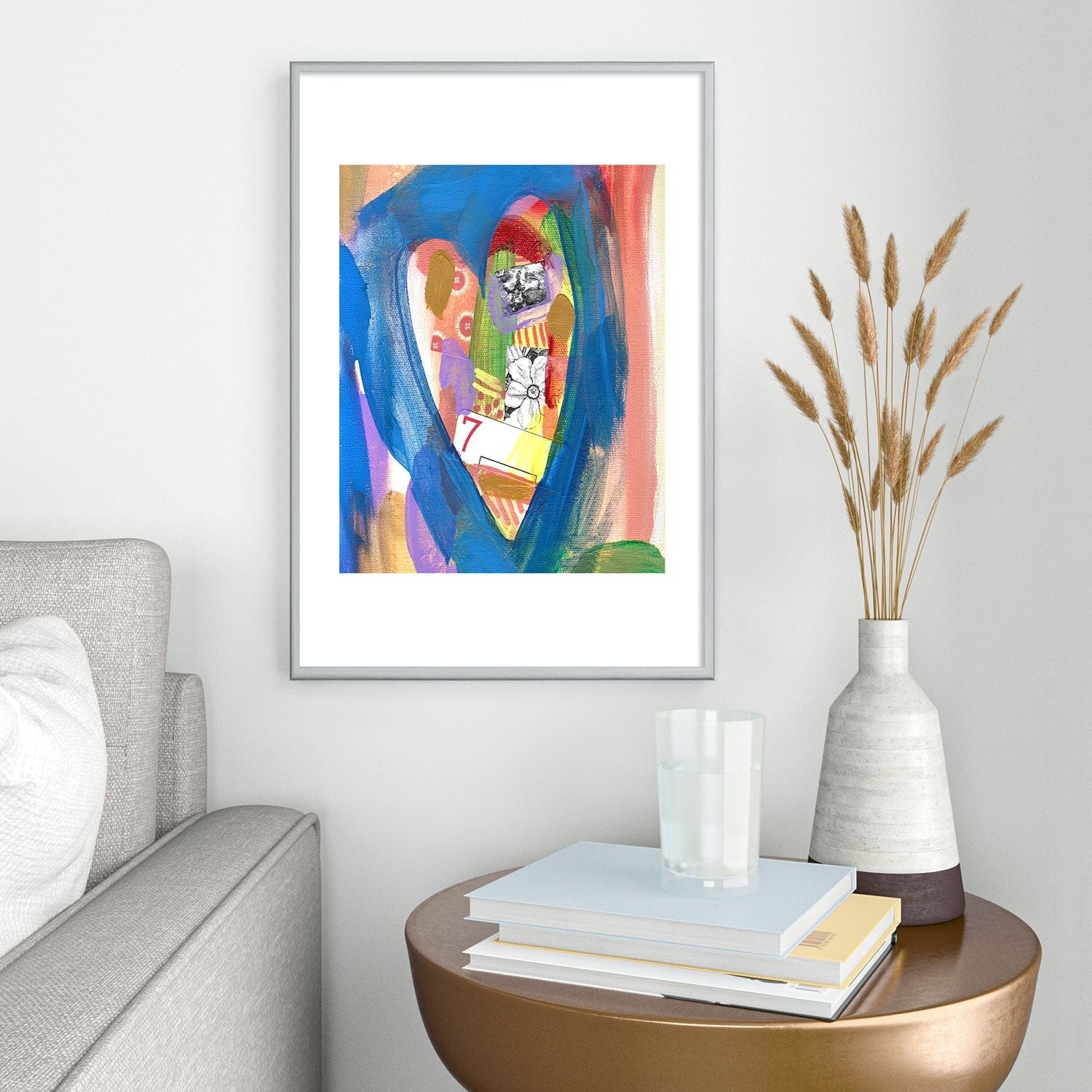 Natalie Baca Lucky in Love Metal Framed Art Print
