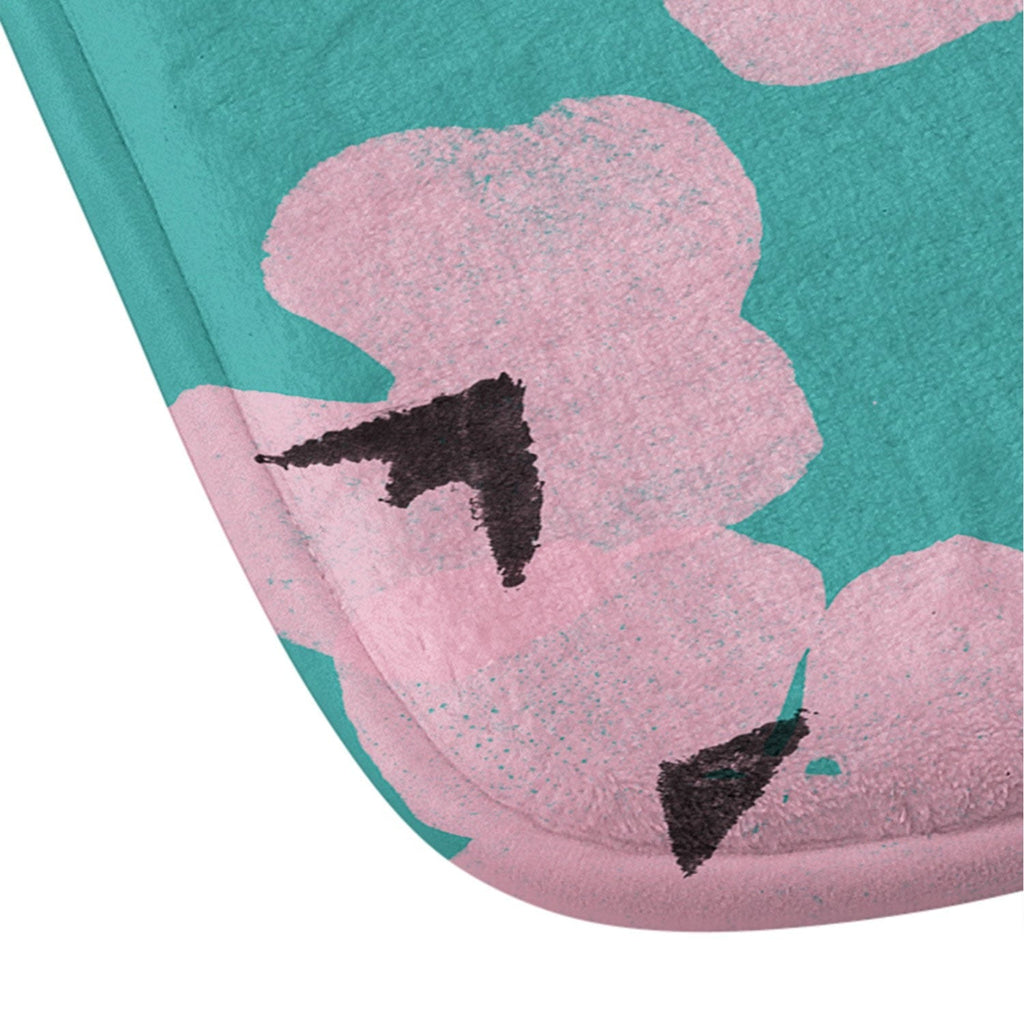 Garima Dhawan hydrangea 14 Memory Foam Bath Mat