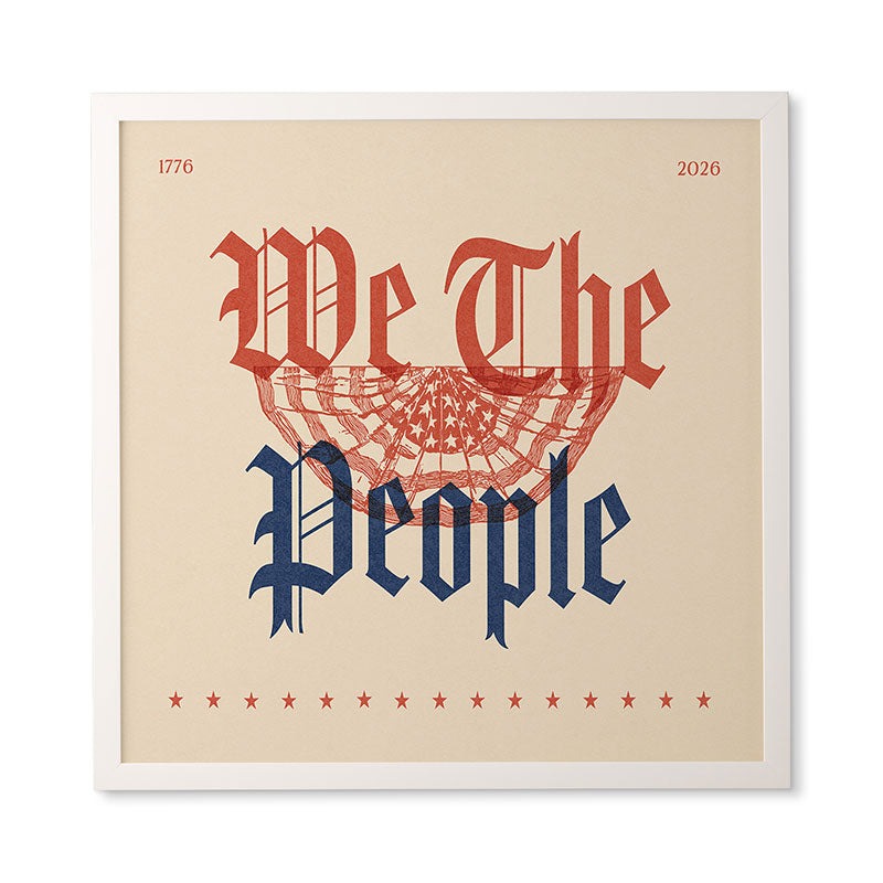DENY Designs We The People ii Framed Wall Art
