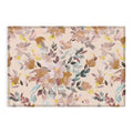 Ninola Design Botanic Retreat Floral Oleander Whimsical Soft Pink Outdoor Rug