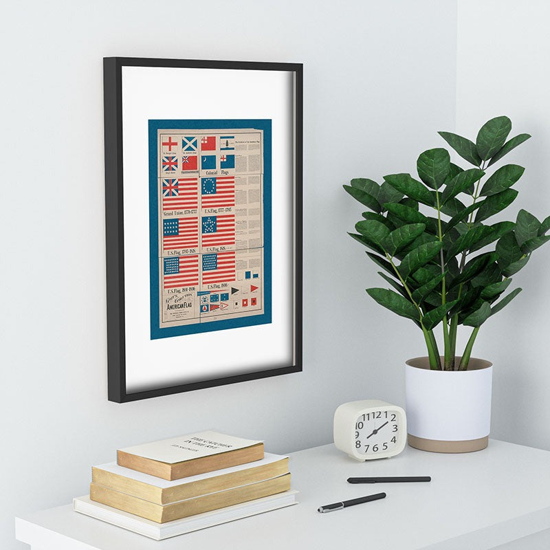 DENY Designs Goff s Evolution of the American Flag Recessed Framing Rectangle