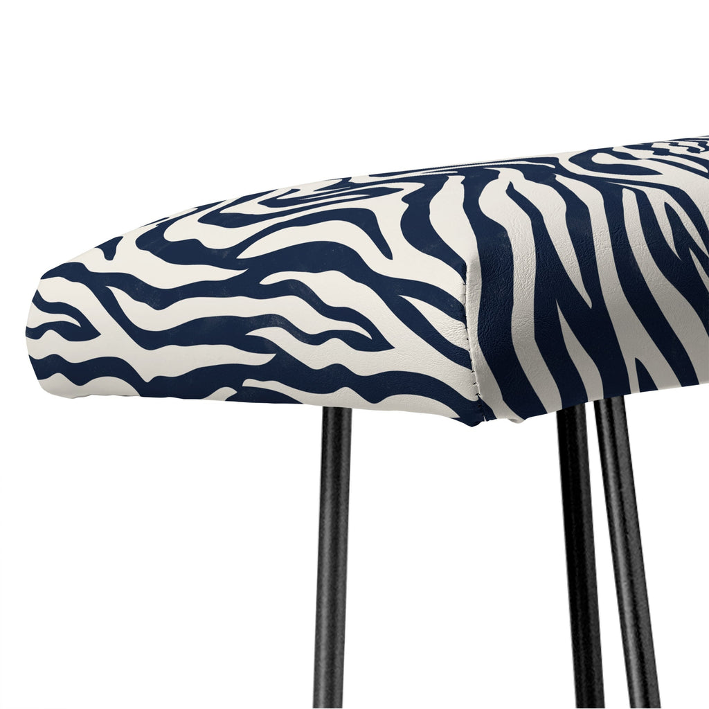 Avenie BR Navy Tiger Stripes Bench