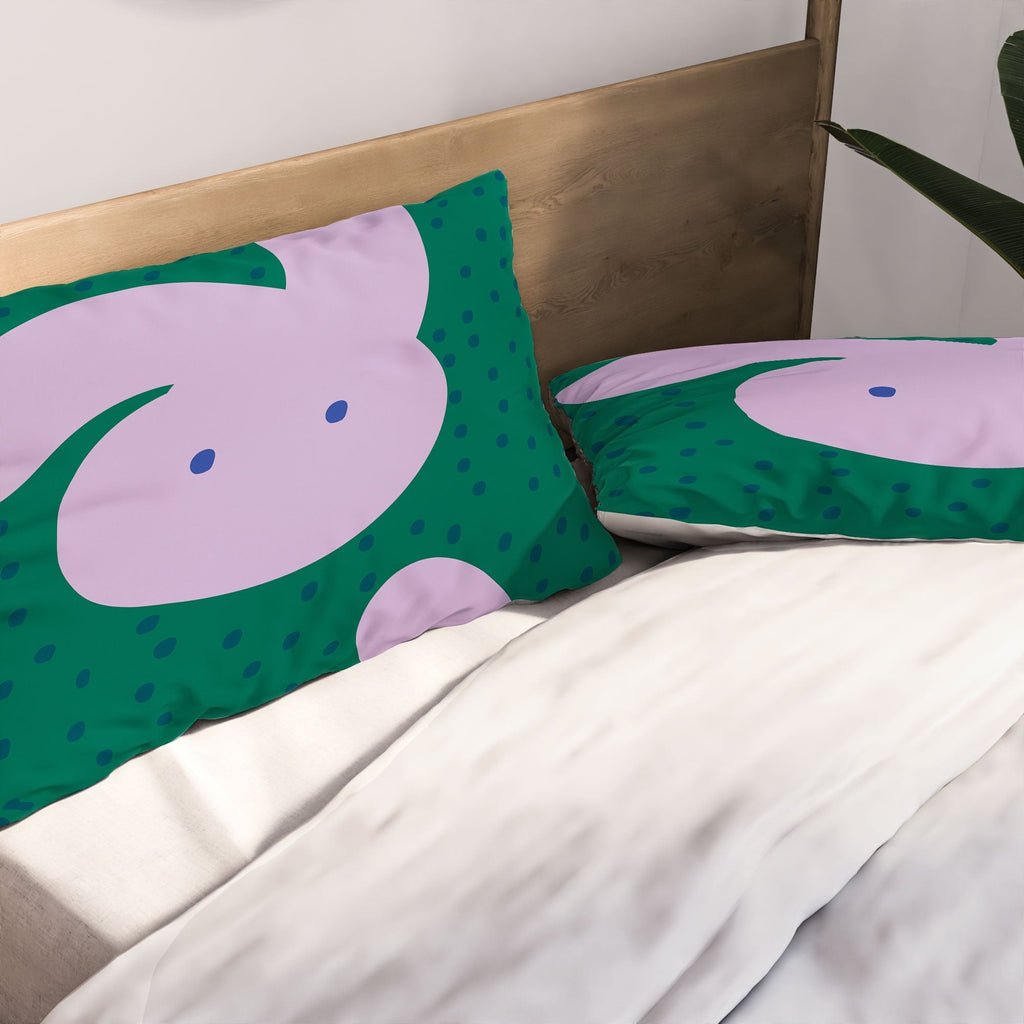 Camilla Foss Pebbles and Rabbit Pillow Shams
