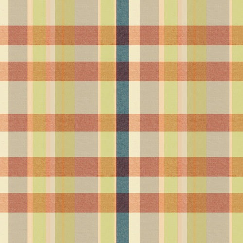 Marta Barragan Camarasa Retro Picnic Plaid Warm Tones Shower Curtain