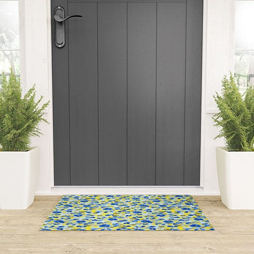 Gabriela Fuente Day Dreaming Watercolor Welcome Mat