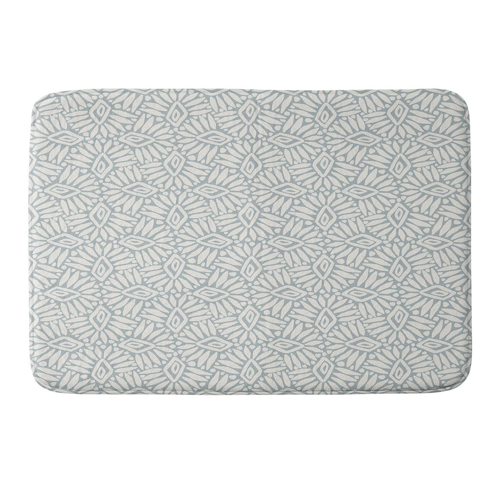 CoastL Studio Palm Ogee Memory Foam Bath Mat
