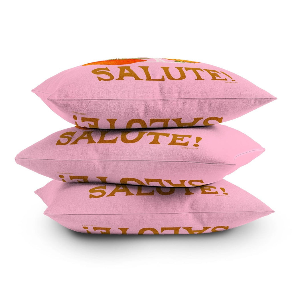 Jessica Molina Orange Spritz Throw Pillow