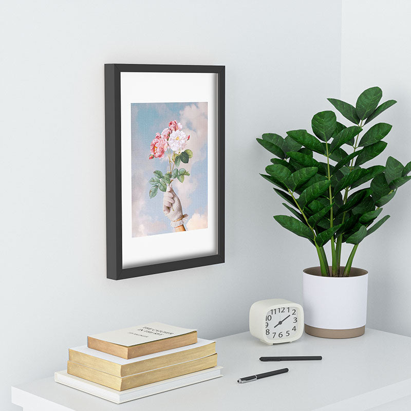 Dagmar Pels Floral Lady Recessed Framing Rectangle