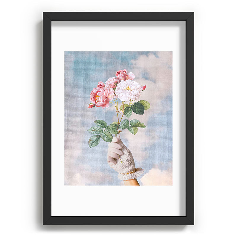 Dagmar Pels Floral Lady Recessed Framing Rectangle