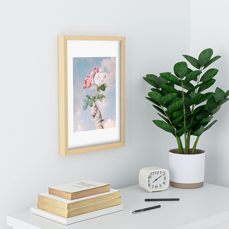 Dagmar Pels Floral Lady Recessed Framing Rectangle