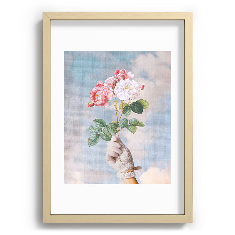 Dagmar Pels Floral Lady Recessed Framing Rectangle