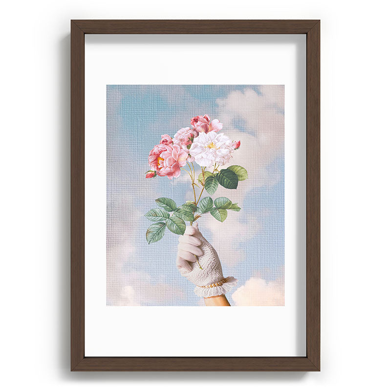 Dagmar Pels Floral Lady Recessed Framing Rectangle