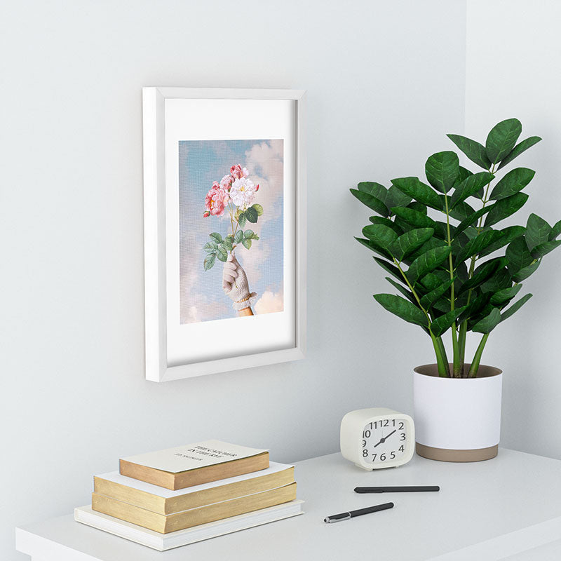 Dagmar Pels Floral Lady Recessed Framing Rectangle