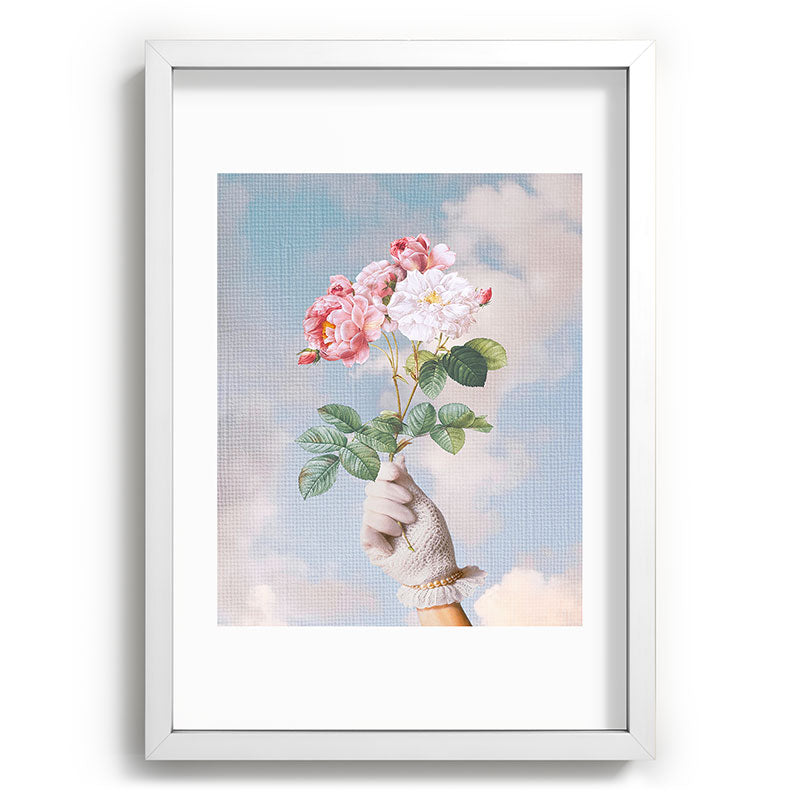 Dagmar Pels Floral Lady Recessed Framing Rectangle