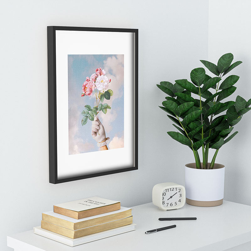 Dagmar Pels Floral Lady Recessed Framing Rectangle