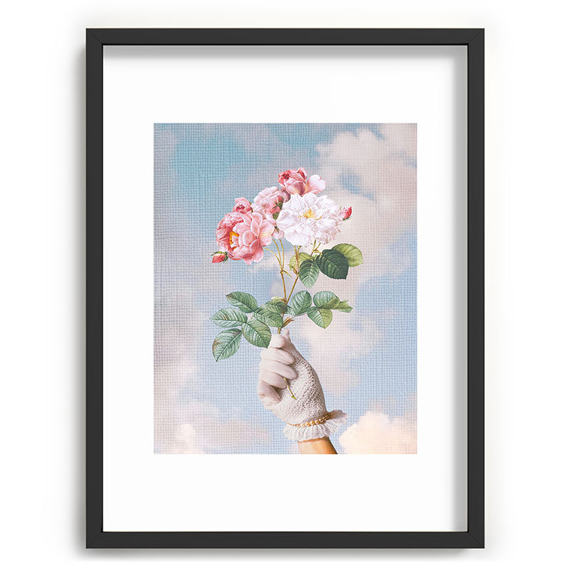 Dagmar Pels Floral Lady Recessed Framing Rectangle