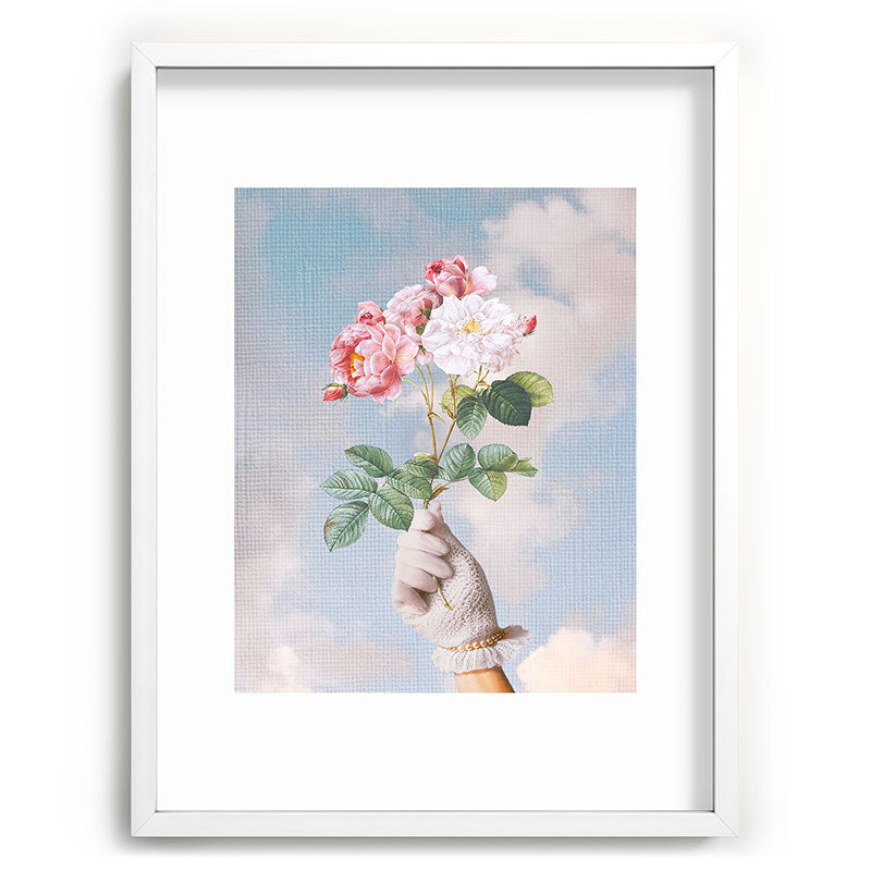 Dagmar Pels Floral Lady Recessed Framing Rectangle