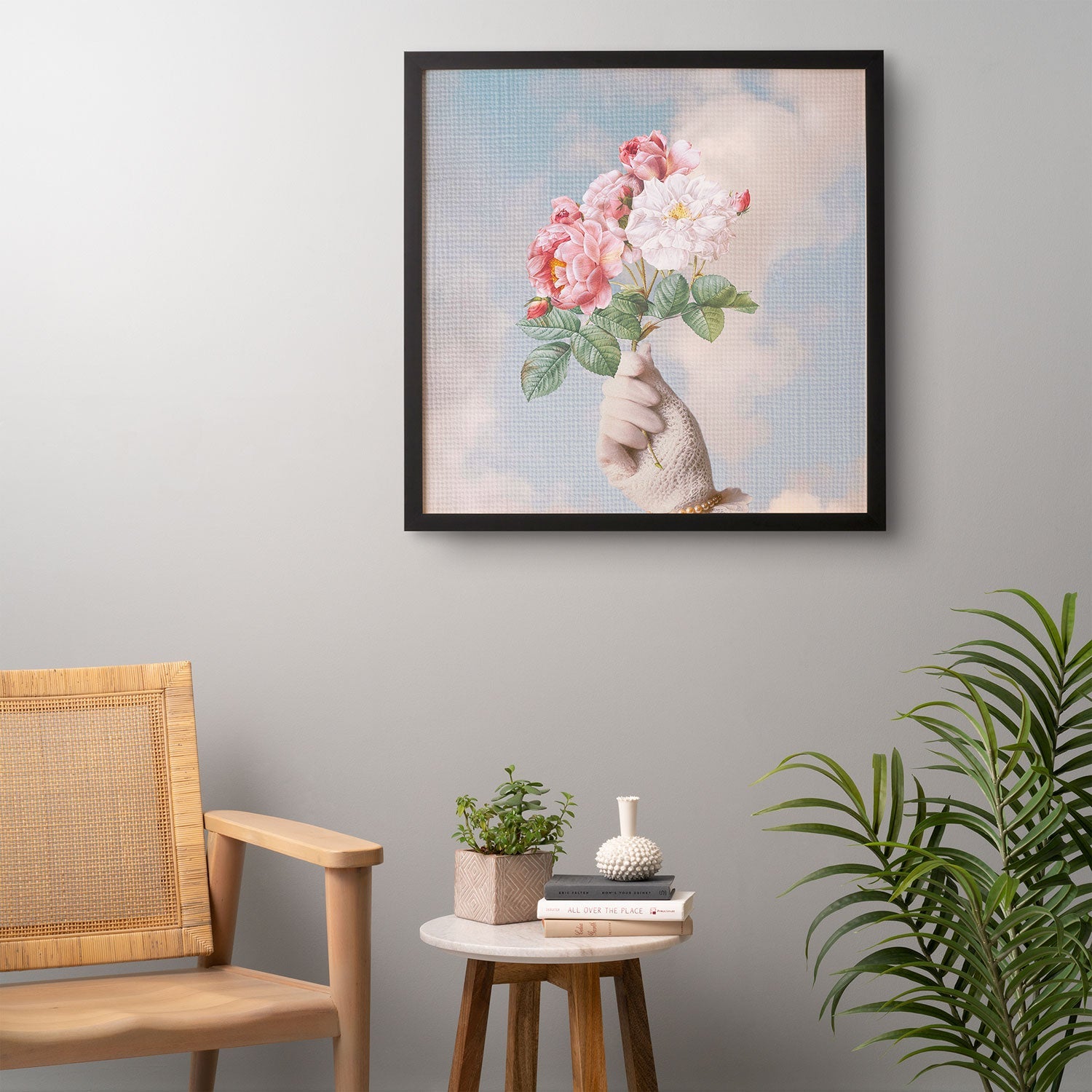 Dagmar Pels Floral Lady Framed Wall Art