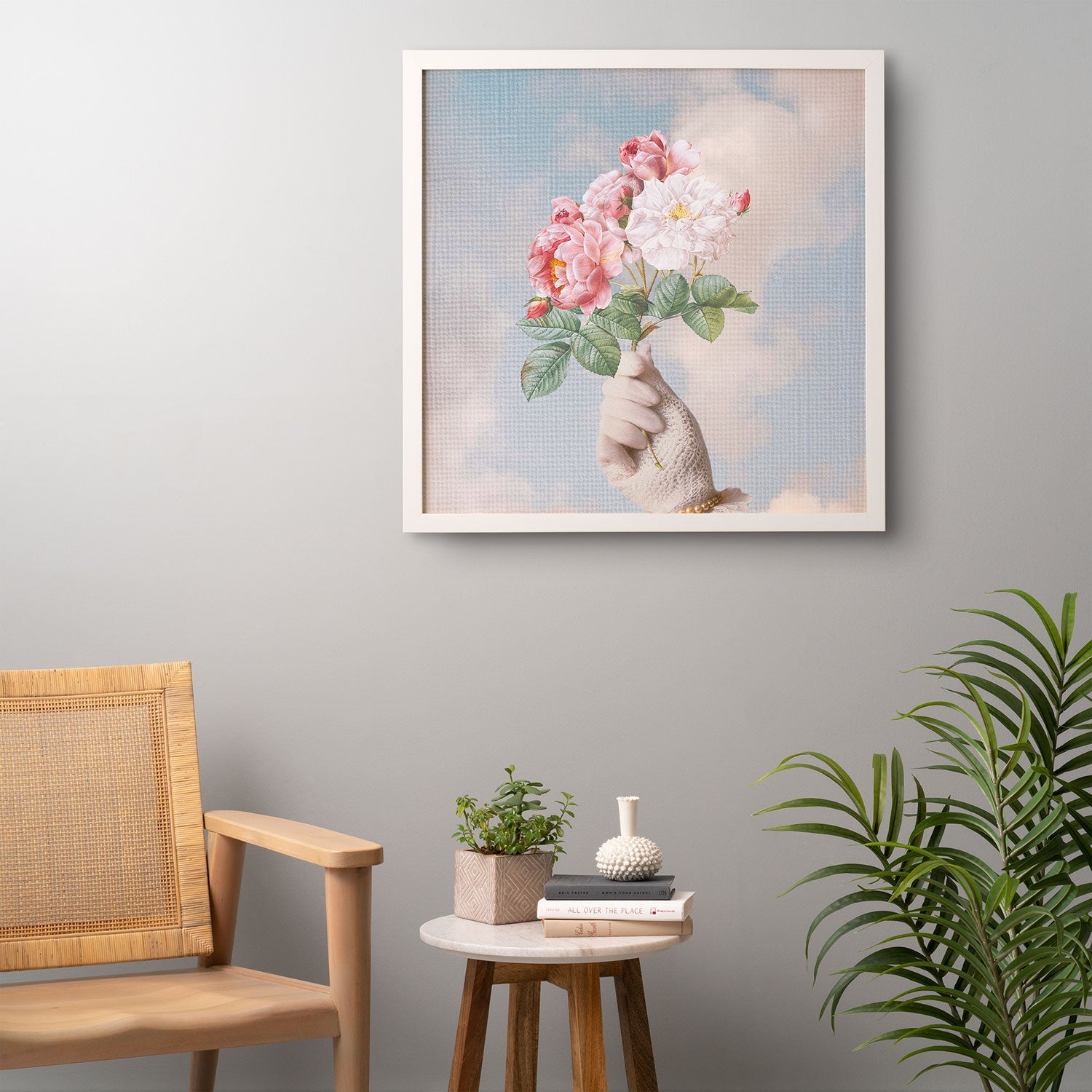 Dagmar Pels Floral Lady Framed Wall Art