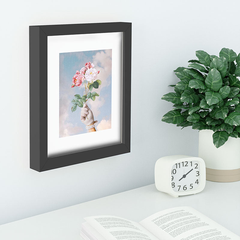 Dagmar Pels Floral Lady Recessed Framing Rectangle