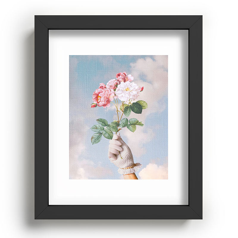 Dagmar Pels Floral Lady Recessed Framing Rectangle