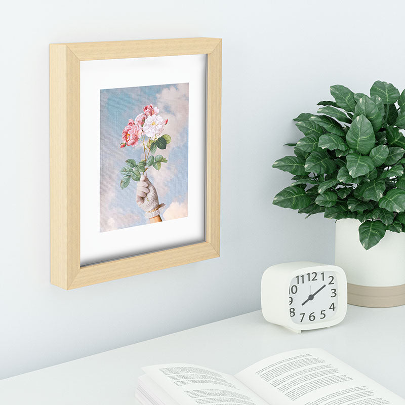 Dagmar Pels Floral Lady Recessed Framing Rectangle