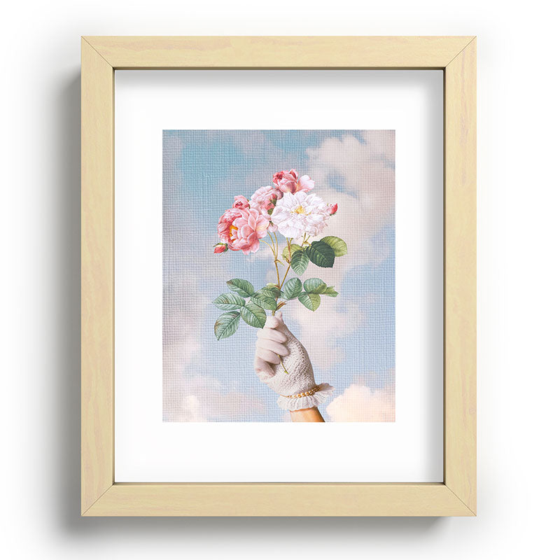Dagmar Pels Floral Lady Recessed Framing Rectangle