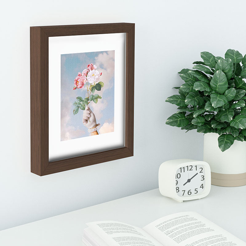 Dagmar Pels Floral Lady Recessed Framing Rectangle