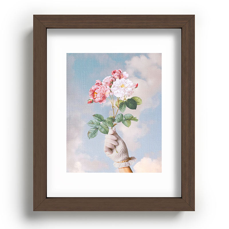 Dagmar Pels Floral Lady Recessed Framing Rectangle