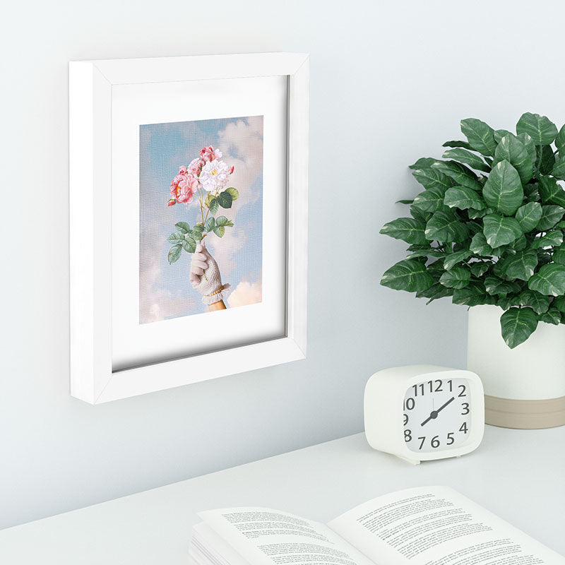 Dagmar Pels Floral Lady Recessed Framing Rectangle
