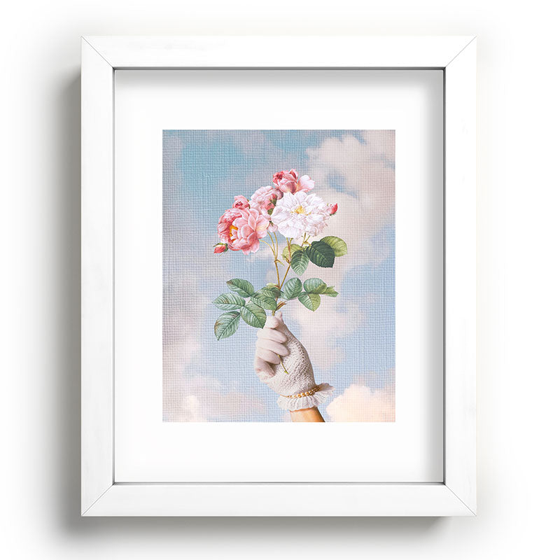 Dagmar Pels Floral Lady Recessed Framing Rectangle